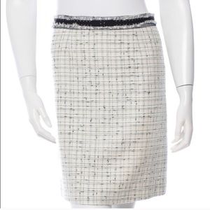Rebecca Taylor Tweed Pencil Skirt